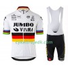 Cykeltøj + Bib Cykelshorts 2020 Team Jumbo-Visma UCI World Champion N001